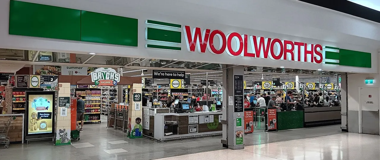 澳洲超市的食品貨架